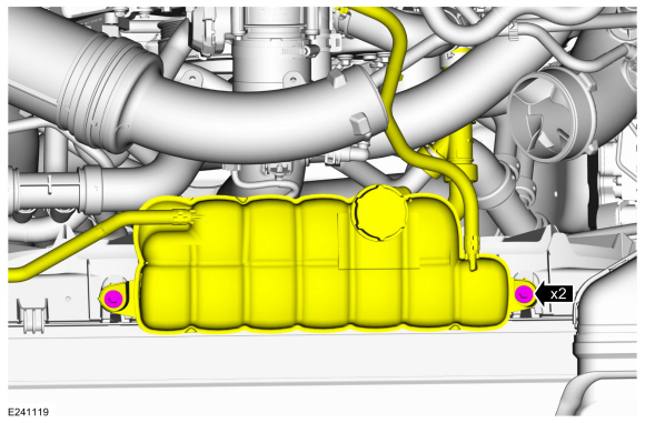 Lincoln Navigator - Thermostat Housing. Removal and Installation ...